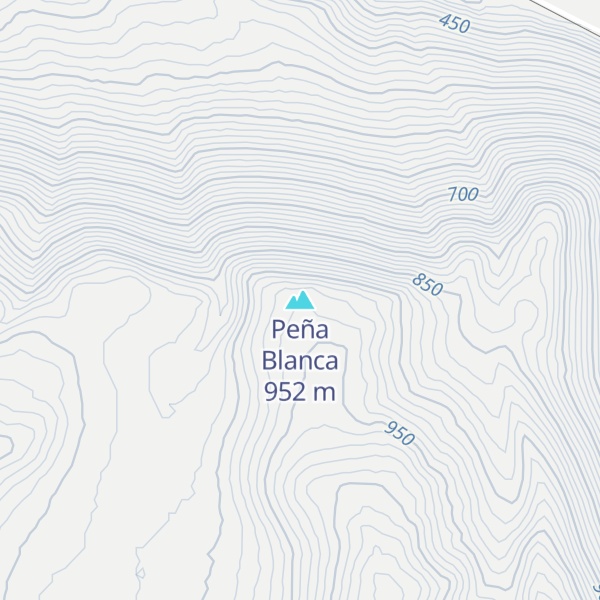 Map of Peña Blanca