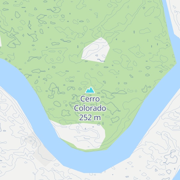 Map of Cerro Colorado