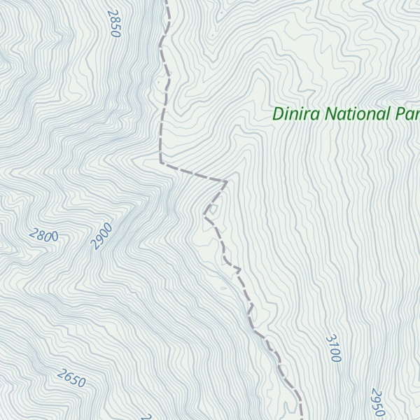 Map of Pico de Cajingo