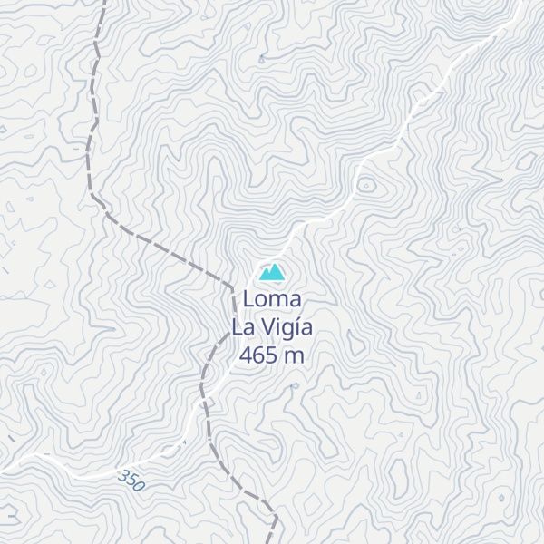 Map of Loma La Vigía