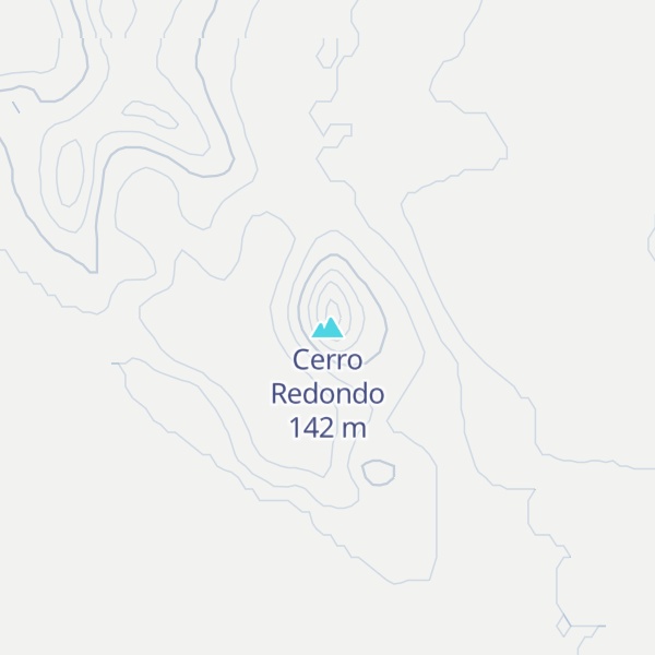 Map of Cerro Redondo