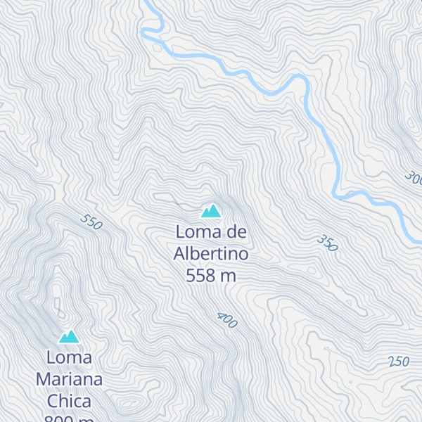 Map of Loma de Albertino