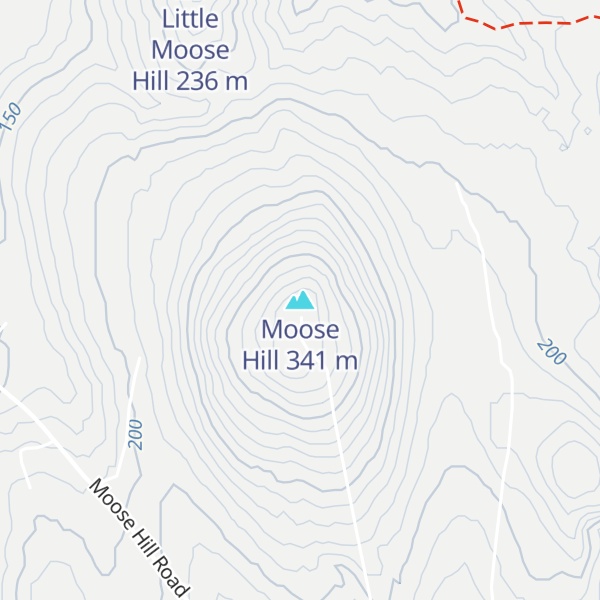 Map of Moose Hill