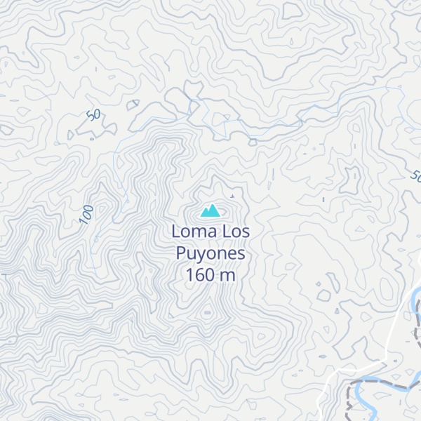 Map of Loma Los Puyones
