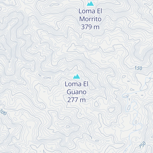 Map of Loma El Guano
