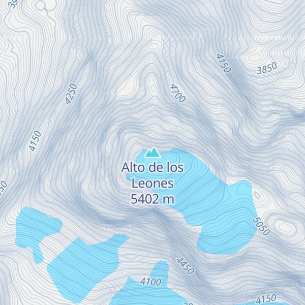 Map of Alto de los Leones