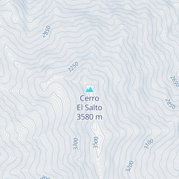 Map of Cerro El Salto