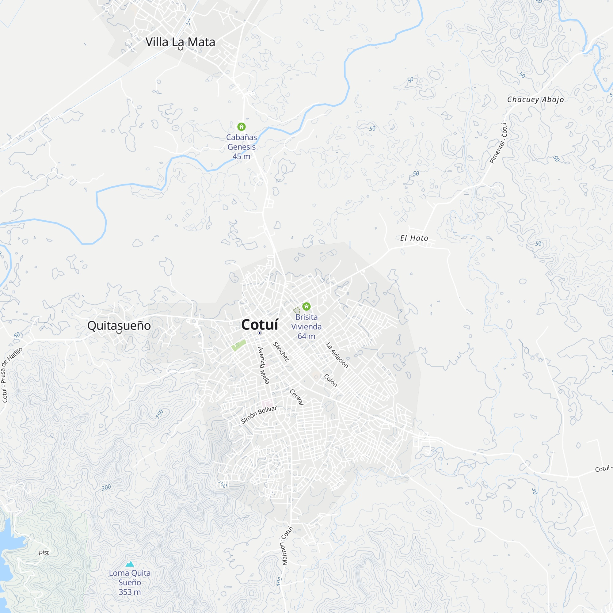 Brisita Vivienda map