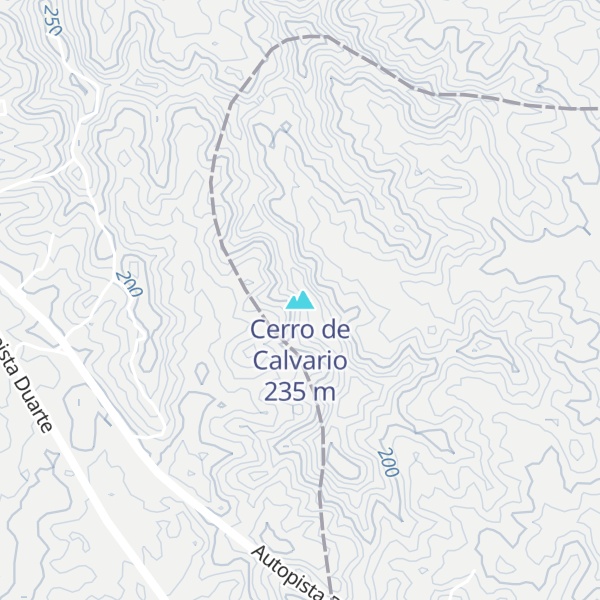 Map of Cerro de Calvario