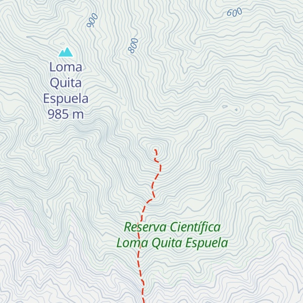 Map of Pico Quita Espuela
