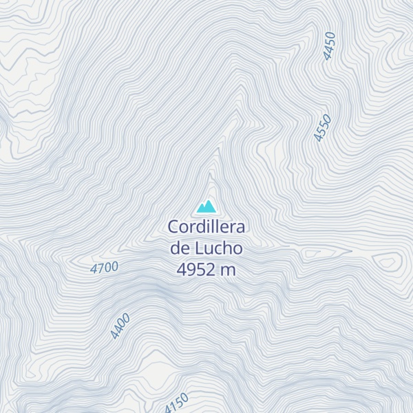 Map of Cordillera de Lucho