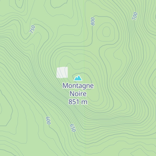 Map of Montagne Noire