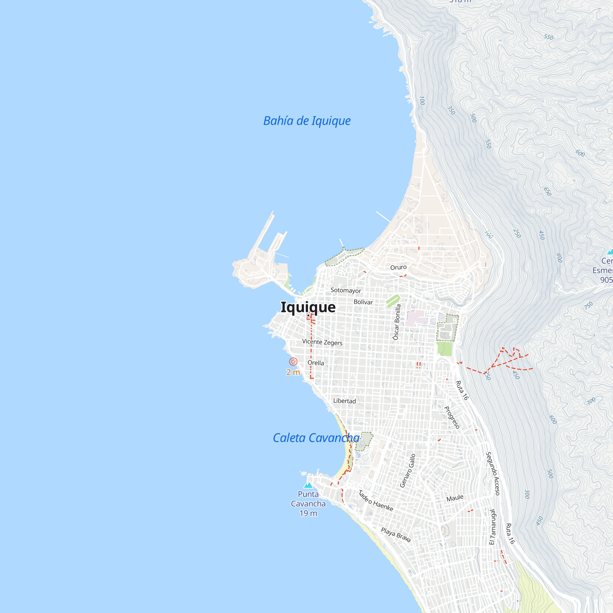 Información Turística perm closed map