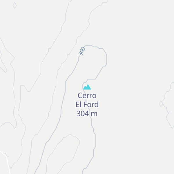 Map of Cerro El Ford
