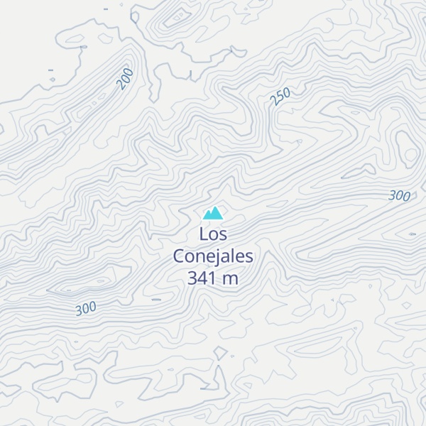Map of Los Conejales