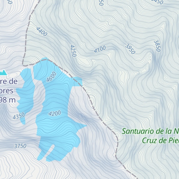 Map of Punta Ventisquero