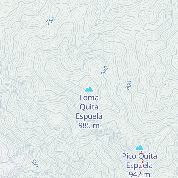 Map of Loma Quita Espuela