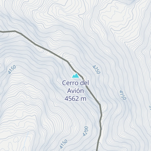 Map of Cerro del Avión