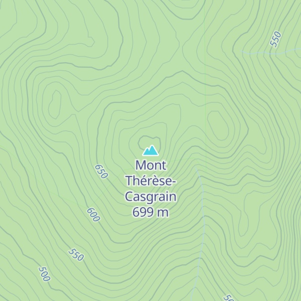 Map of Mont Thérèse-Casgrain