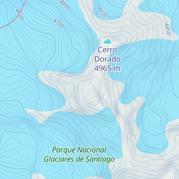 Map of Cerro Picarte