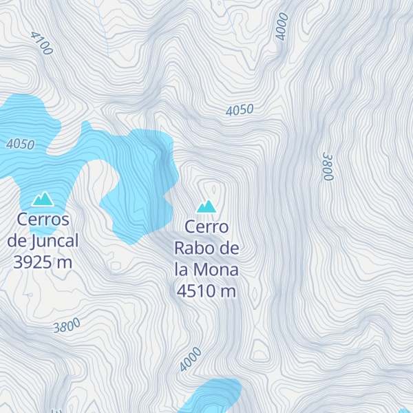 Map of Cerro Rabo de la Mona