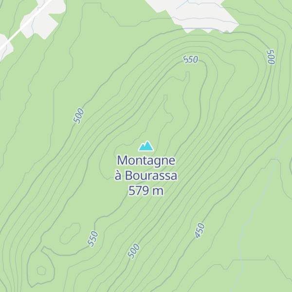 Map of Montagne à Bourassa