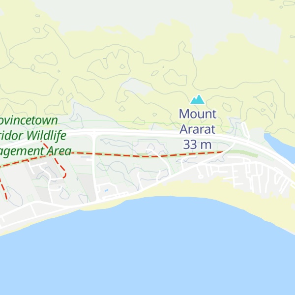 Map of Mount Gilboa