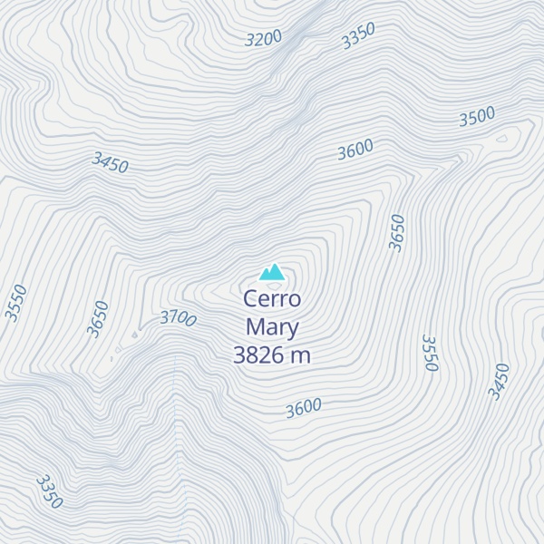 Map of Cerro Mary