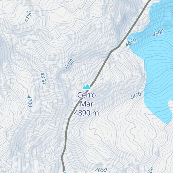 Map of Cerro Mar
