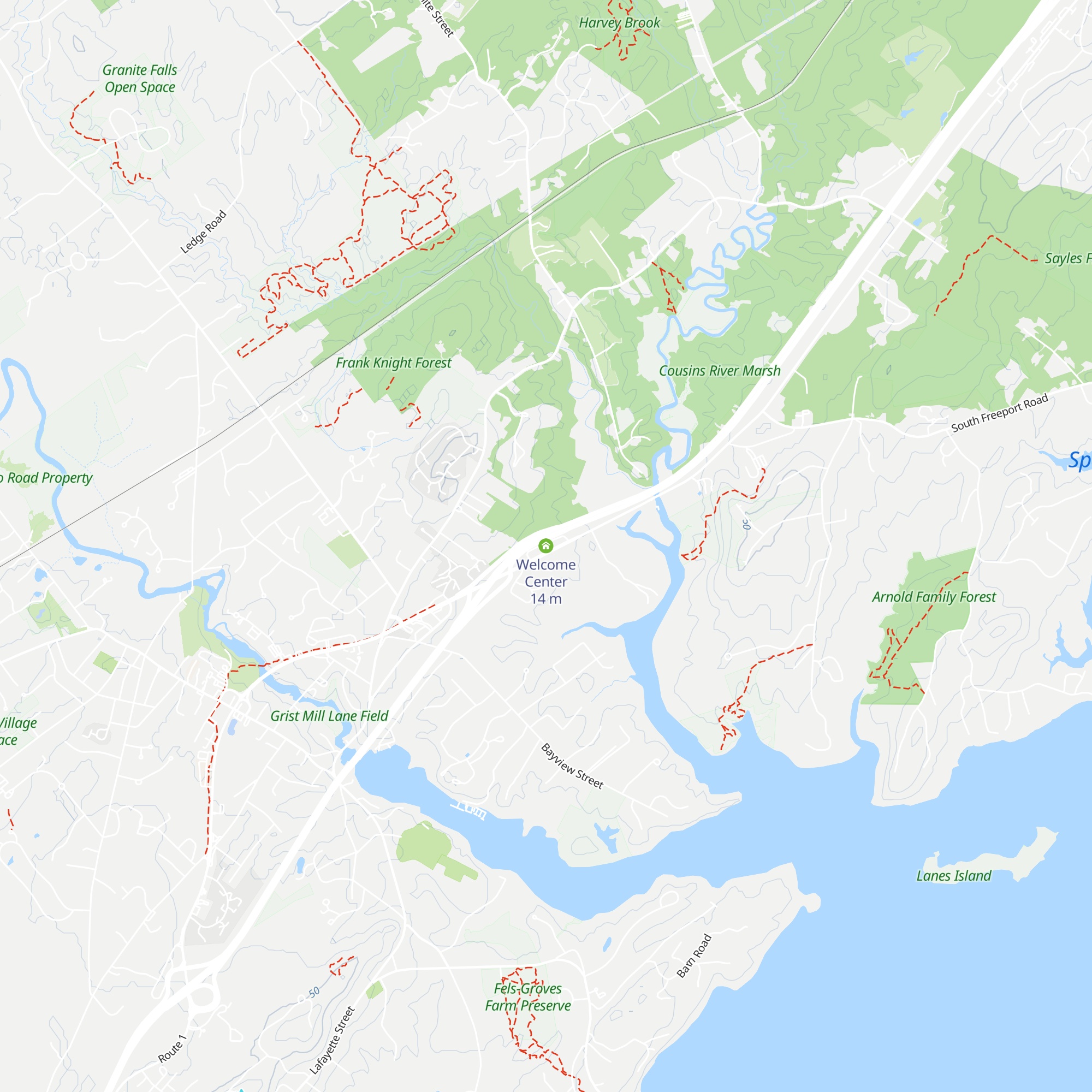 Welcome Center map