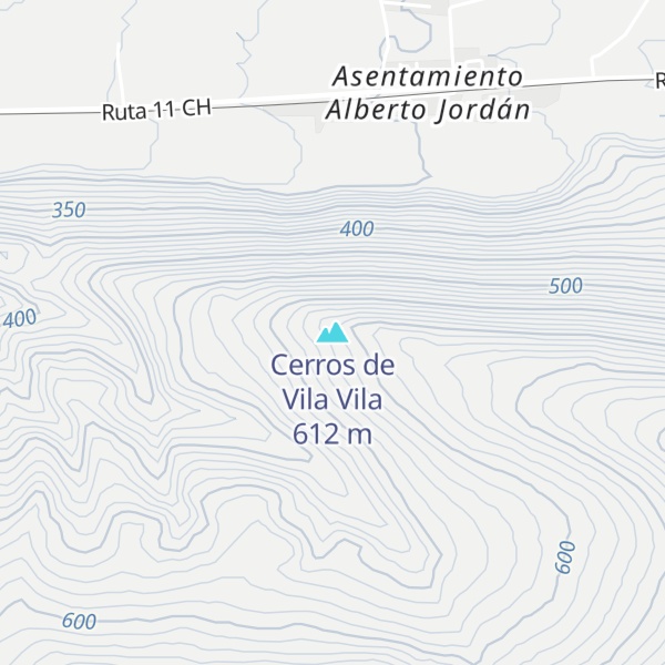 Map of Cerros de Vila Vila