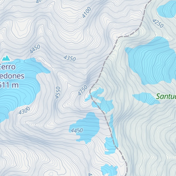 Map of Nevado de Flores