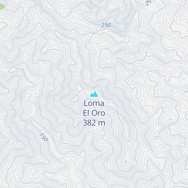 Map of Loma El Oro