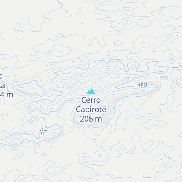 Map of Cerro Capirote