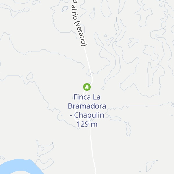 Map of Finca La Bramadora - Chapulin