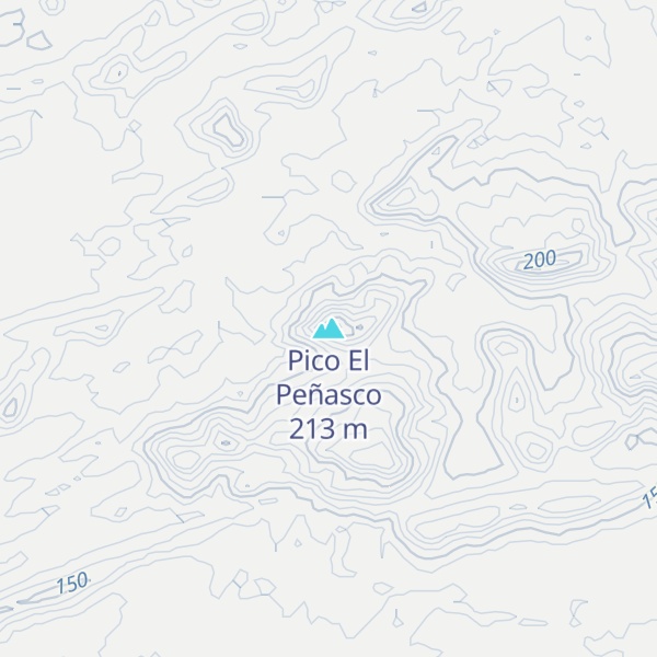 Map of Pico El Peñasco