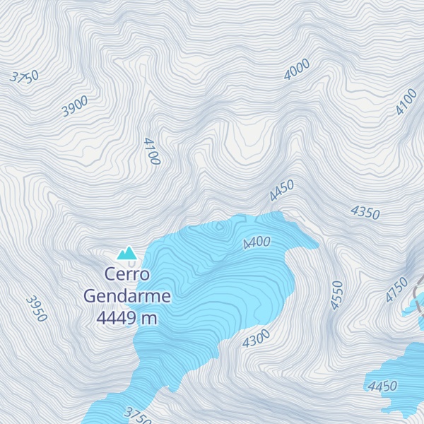 Map of Cerro Paredones