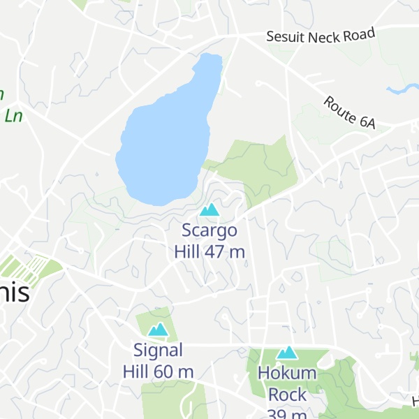 Map of Scargo Hill