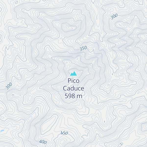 Map of Pico Caduce