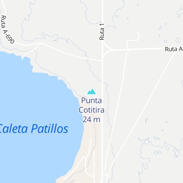Map of Punta Cotitira