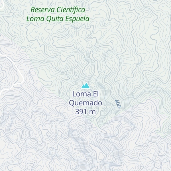 Map of Loma El Quemado