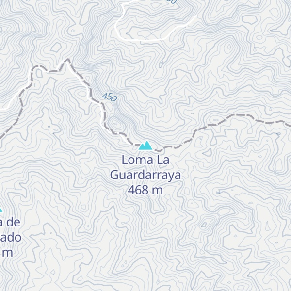 Map of Loma La Guardarraya