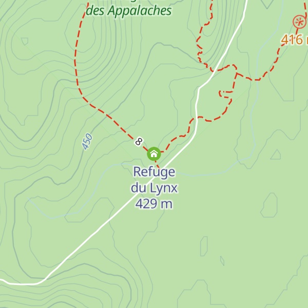 Map of Refuge du Lynx