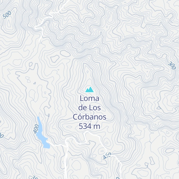 Map of Loma de Los Córbanos