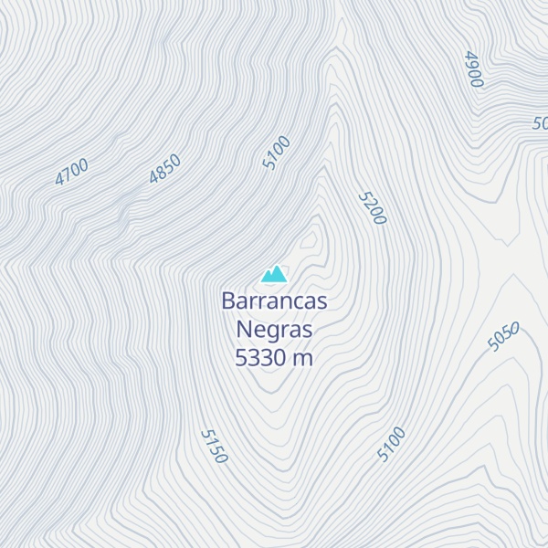 Map of Barrancas Negras