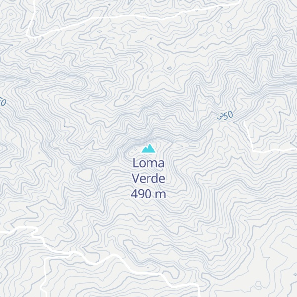 Map of Loma Verde