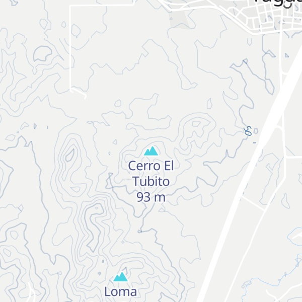 Map of Cerro El Tubito