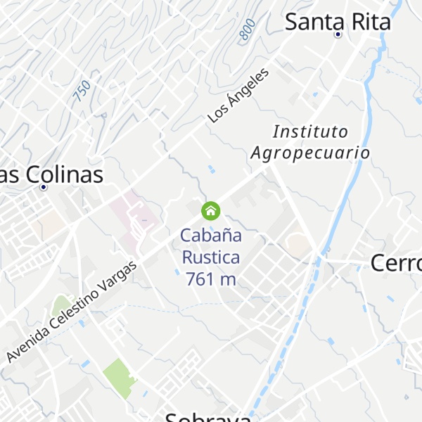 Map of Cabaña Rustica