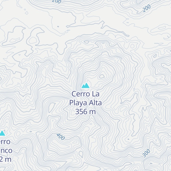 Map of Cerro La Playa Alta
