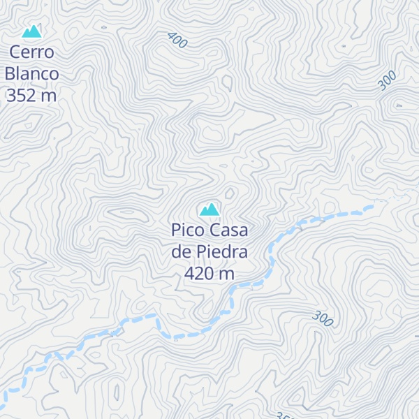 Map of Pico Casa de Piedra